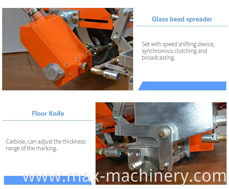 Self-Propelled Thermoplastic Screeding Road Marking Machine